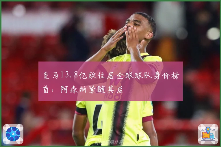 皇马13.8亿欧位居全球球队身价榜首，阿森纳紧随其后